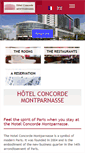 Mobile Screenshot of hotel-montparnasse.com